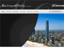 Tablet Screenshot of macgregor-oreilly.com.au